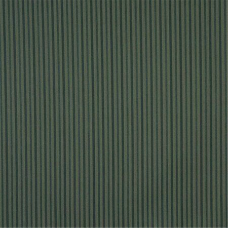 FINE-LINE 54 in. Wide Dark Green- Striped Heavy Duty Crypton Commercial Grade Upholstery Fabric FI2944372